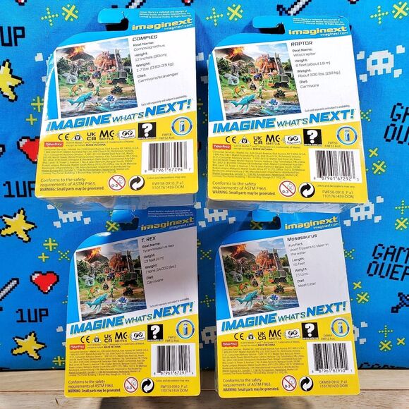 Fisher price Imaginext Jurassic World Dinosaur NEW Egg Set Lot of 4 - Picture 6 of 10